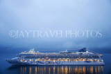 CANADA, British Columbia, Prince Rupert, cruise ship leaving, CAN779JPL