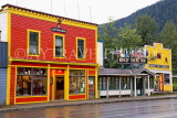 CANADA, British Columbia, Stewart, shops and inn in town, CAN841PL