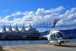 CANADA, British Columbia, VANCOUVER, Canada Place and Heliport, CAN663JPL