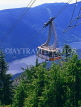 CANADA, British Columbia, VANCOUVER, cable car to Grouse Mountain, VAN101JPL