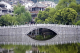 CHINA, Guangxi Province, Guilin, bridge reflection, CH1575JPL