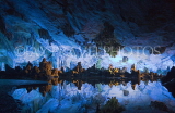 CHINA, Guangxi Province, Guilin, interior of the Reed Flute Cave, CH1575JPL