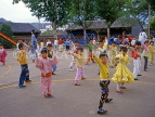 CHINA, Hebei Province, CHENGDE, children at a kindergarten, rehearsing for Int Children's Day, CH1676JPL