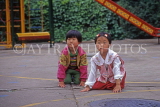 CHINA, Hebei Province, CHENGDE, two children at a kindergarten, CH1319JPL