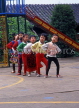 CHINA, Hebei Province, Chengde, children at a kindergarten, performance for Int Children's Day, CH1402JPL