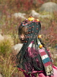 CHINA, Sichuan Province, Daocheng, Tibetan girl with long braids, CHJ1499PL