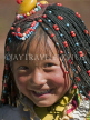 CHINA, Sichuan Province, Daocheng, Yading, Tibetan girl with braids, CH1481JPL