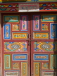 CHINA, Sichuan Province, Daocheng, colorful Tibetan doors, CH1574JPL