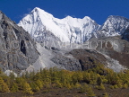 CHINA, Sichuan Province, Yading National Park, Chandorje Peak, CH1503JPL