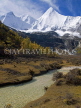CHINA, Sichuan Province, Yading National Park, fall (autumn) scenery, CH1504JPL