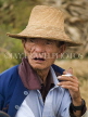 CHINA, Yunnan Province, Dali, Old man smoking, CH1585JPL