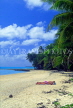 COOK ISLANDS, Aitutaki Islands, Moturakau Island, beach and sunbathers, CI883JPL