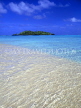 COOK ISLANDS, Aitutaki Islands, Moturakau Island beach, and Rapota Island, CI615JPL