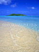 COOK ISLANDS, Aitutaki Islands, Moturakau Island beach, and Rapota Island, CI659JPL
