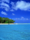 COOK ISLANDS, Aitutaki Islands, Tapuaetai (One Foot Island), seascape, CI619JPL