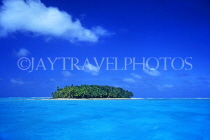 COOK ISLANDS, Aitutaki Islands, tiny island and seascape, CI140JPL