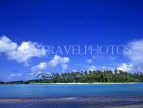 COOK ISLANDS, Rarotonga, Muri Coast, seascape and islet, CI675JPL