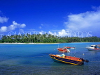 COOK ISLANDS, Rarotonga, Muri Coast and boats, CI673JPL