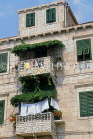CROATIA, Dubrovnik, Old Town, house balconies, CRO461JPL