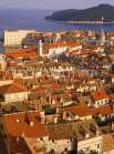 CROATIA, Dubrovnik, Old Town and rooftops, CRO384JPL