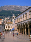 CROATIA, Dubrovnik, Old Town street and Rector's Palace, CRO313JPL