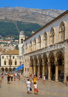 CROATIA, Dubrovnik, Old Town street and Rector's Palace, CRO473JPL