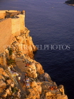 CROATIA, Dubrovnik, Old Town walls and sea view, CRO41JPL