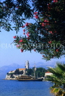 CROATIA, Elaphite Islands (Dubrovnik Coast), LOPUD, island view and pleasure boat, CRO380JPL