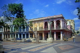 CUBA, Havana, old town buildings, colonial architecture, El Prado Street, CUB277JPL
