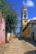 CUBA, Trinidad, old town, Belltower of Luncha Contra Bandidos Museum, CUB145JPL
