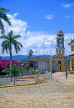 CUBA, Trinidad, old town sq and belltower (of Luncha Contra Museum), CUB143JPL