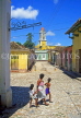 CUBA, Trinidad, old town street, CUB167JPL
