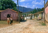 CUBA, Trinidad, old town street, CUB170JPL