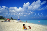 CUBA, Varadero, beach and holidaymakers, CUB333JPL