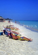 CUBA, Varadero, beach and sunbathers, CUB154JPL