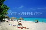 CUBA, Varadero, beach and sunbathers, CUB262JPL