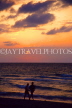 CUBA, Varadero, beach and sunset, and couple walking, CUB253JPL