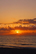 CUBA, Varadero, beach and sunset over horizon, CUB329JPL