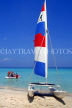 CUBA, Varadero, beach with catamaran sail boat, watersports, CUB241JPL