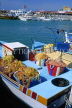 CYPRUS, Aiya Napa, harbour and fishing boat and nets, CYP498JPL