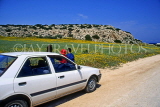 CYPRUS, Aiya Napa area, National Park (Cape Gkreko), motorist enjoying scenery, CYP250JPL