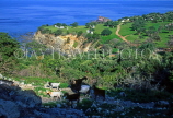 CYPRUS, Akamas area, coastal view and herd of goats, CYP453JPL