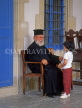 CYPRUS, Larnaca, Ayios Lazarus Church, priest talking to child, CYP126JPL