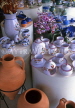 CYPRUS, Larnaca, traditional crafts, Pottery display, CYP297JPL