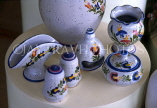 CYPRUS, Larnaca, traditional crafts, Pottery display, CYP300JPL
