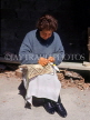 CYPRUS, Lefkara village, traditional Lace making, woman at work, CYP34JPL