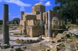 CYPRUS, Paphos, Chrysospilitissa Church and ruins of St Paul's Pillar, CYP57JPL