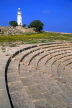 CYPRUS, Paphos, Kato Paphos, 2nd century ODEON and lighthouse, CYP518JPL