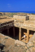 CYPRUS, Paphos, Kato Paphos, Tombs Of The Kings, tomb with Doric pillars, CYP424JPL