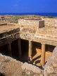 CYPRUS, Paphos, Kato Paphos, Tombs Of The Kings, tomb with Doric pillars, CYP509JPL
